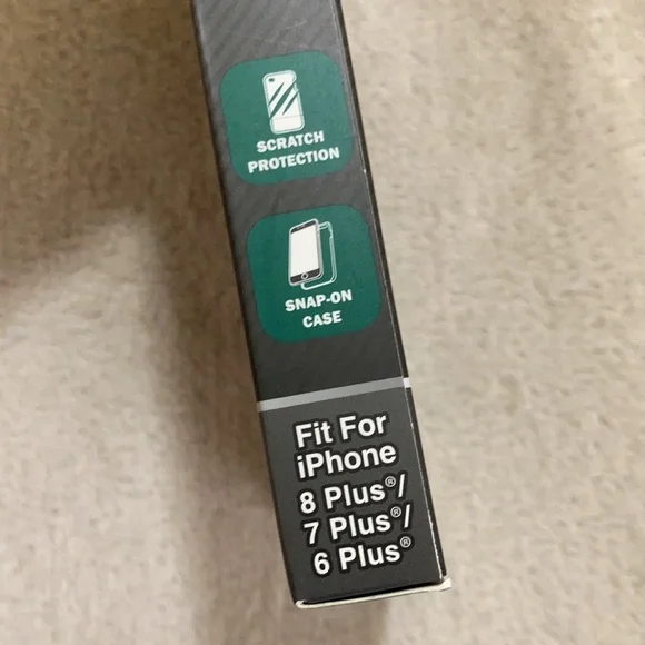 360°Ring Case iPhone 8 Plus, 7 Plus & 6 Plus Black - Picture 3 of 6